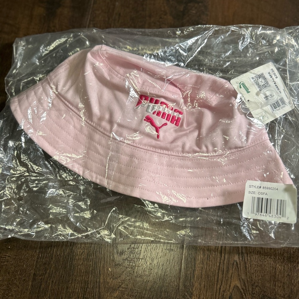 PUMA Pink Bucket Hat